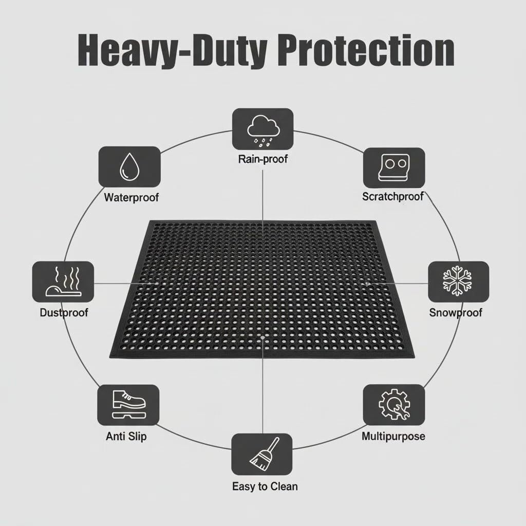 60x35 Outdoor Rubber Mat