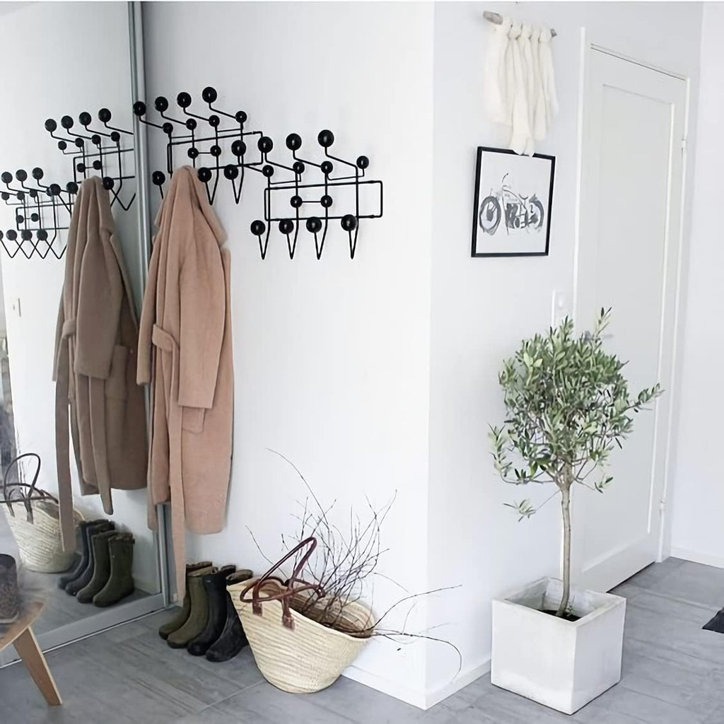 Black Wall Mount Hang it All Coat Rack