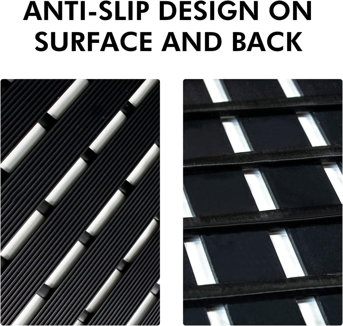 Large Black Non Slip Shower Mat