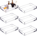 6 Pack 9.65x5.9 Acrylic Vanity Tray