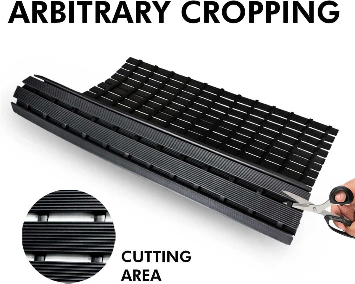 Large Black Non Slip Shower Mat