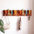 2 Pack MCM Hideaway 4 Hook Wood Coat Rack