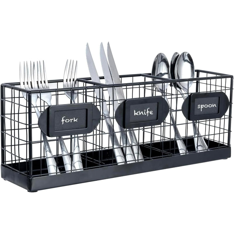 Wall Mounted Metal Utensil Organizer