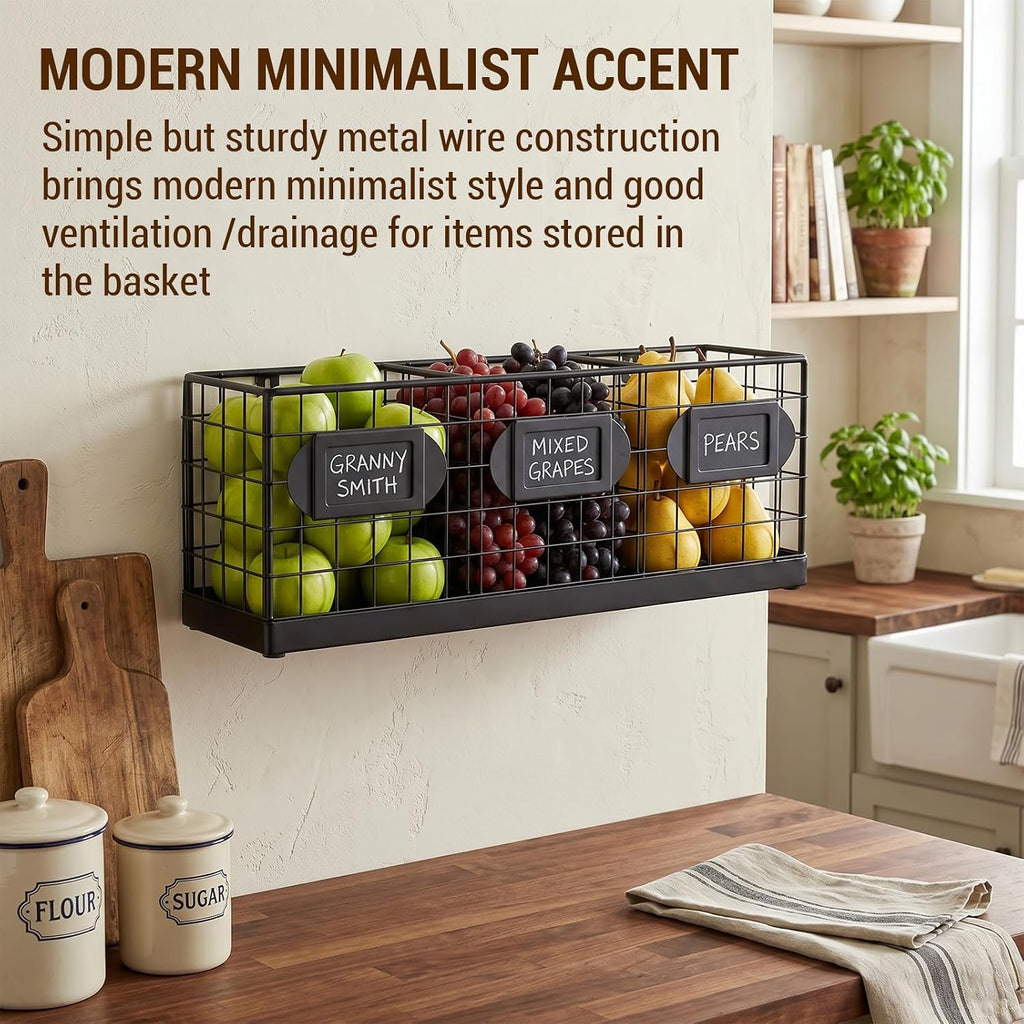 Wall Mounted Metal Utensil Organizer