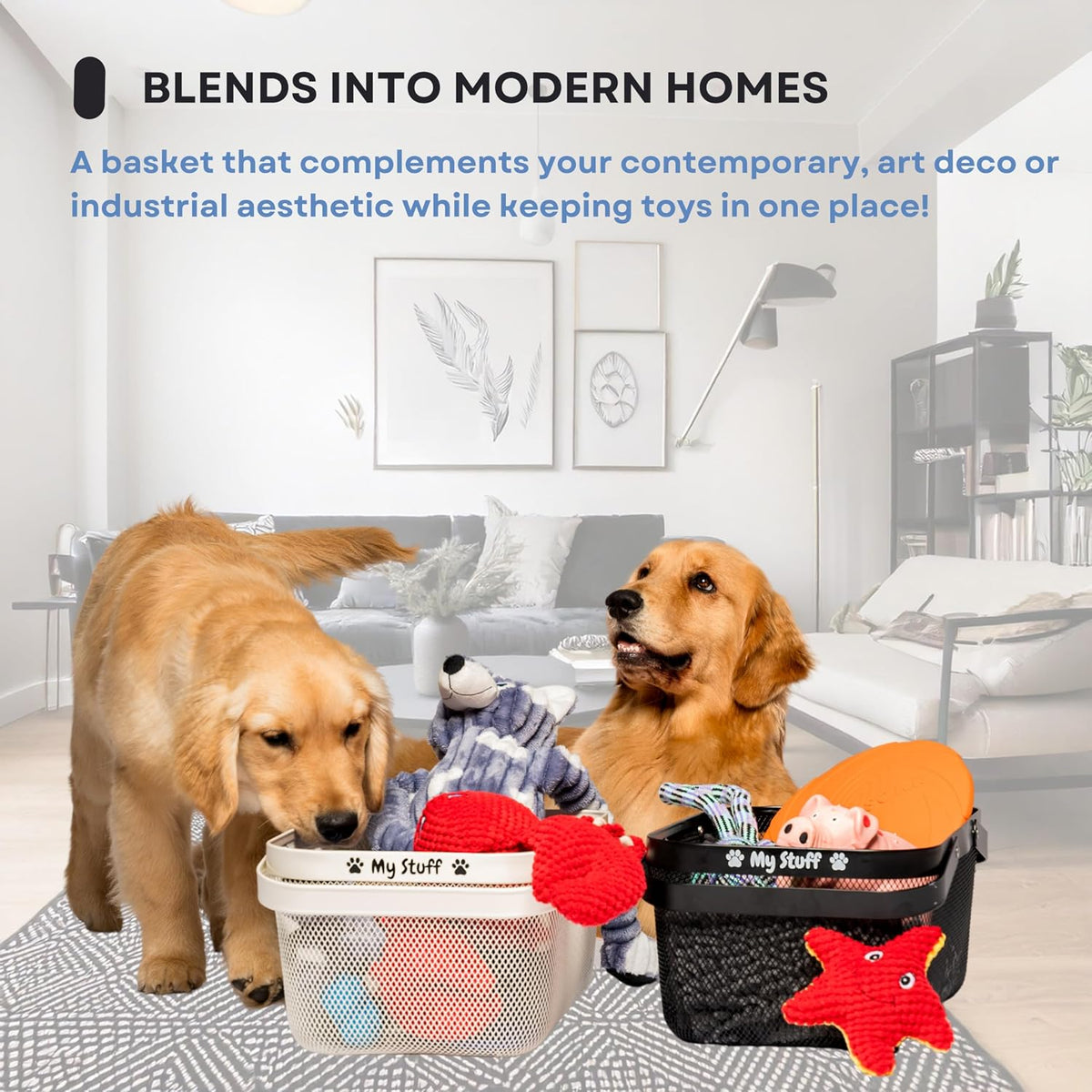 16x9.5 Dog Toy Basket
