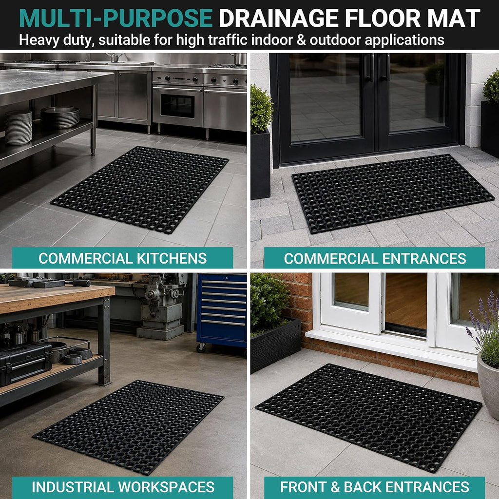 24x31 Non-Slip Drainage Mat