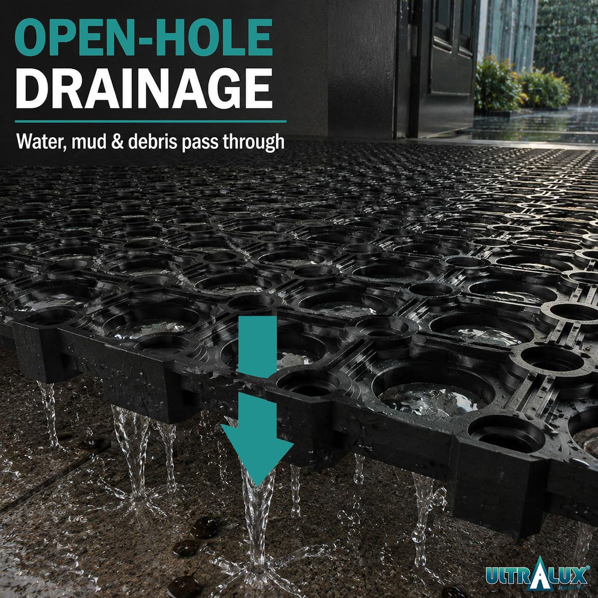 24x31 Non-Slip Drainage Mat
