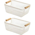 2Pack Off White Mesh Baskets