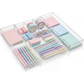 9 Compartment Expandable Acrylic Drawer Organizer