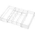 10 Compartment Expandable Acrylic Drawer Organizer