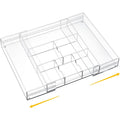 8 Compartment Expandable Acrylic Drawer Organizer